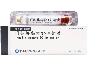 【锐秀霖30笔芯】门冬胰岛素30注射液 价格¥36.50 购买药店北京美信康年大药房 适应症糖尿病