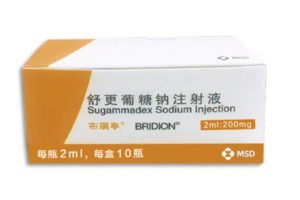 【布瑞亭】舒更葡糖钠注射液 价格¥1360.00 购买药店北京美信康年大药房 适应症在成人中拮抗罗库溴铵或维库溴铵诱导的神经肌肉阻滞