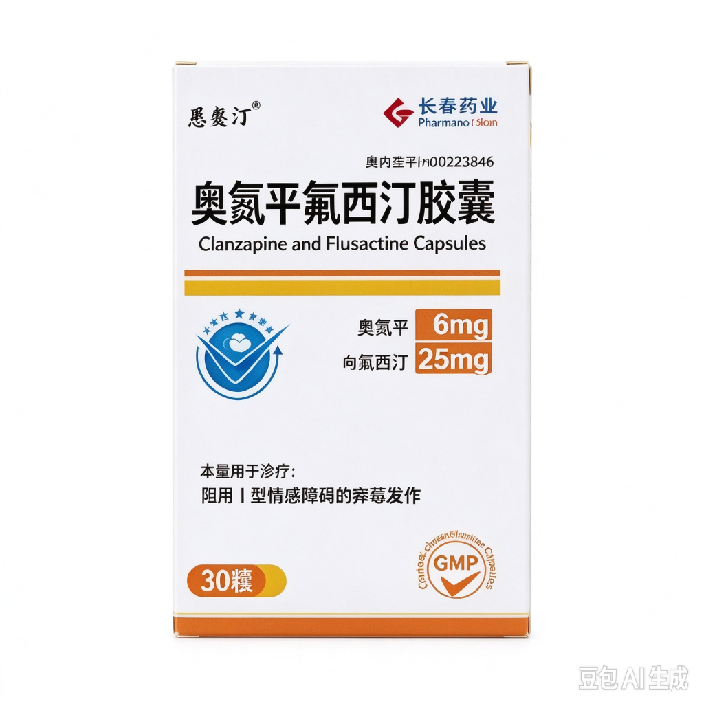 【恩奥汀】奥氮平氟西汀胶囊 价格¥196.50  购买药店北京美信康年大药房 适应症抑郁